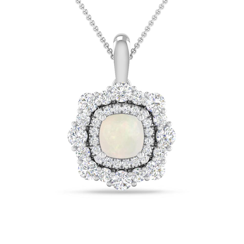 White Gold - Opal