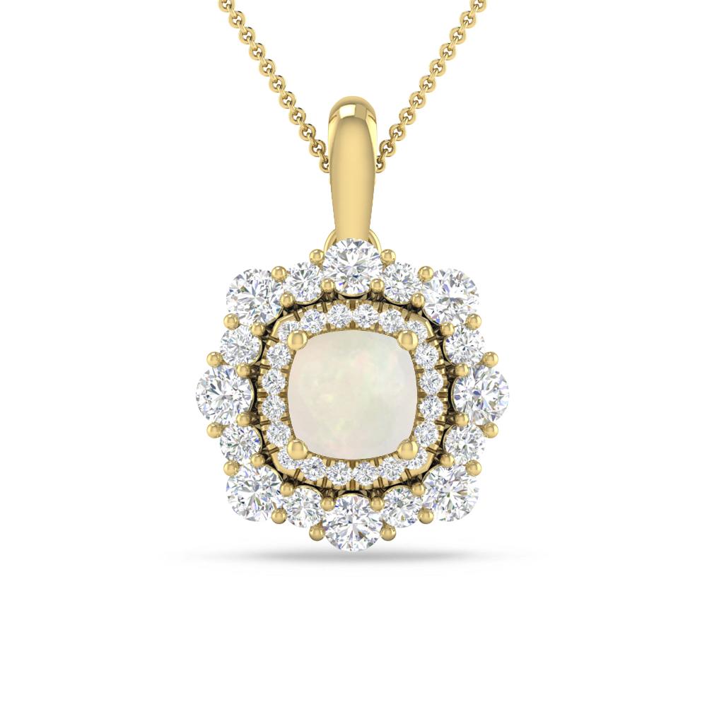 Yellow Gold - Opal