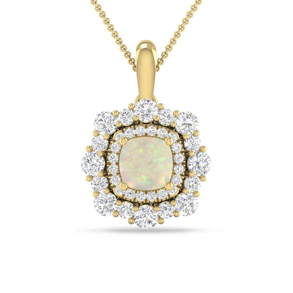 Yellow Gold - Opal