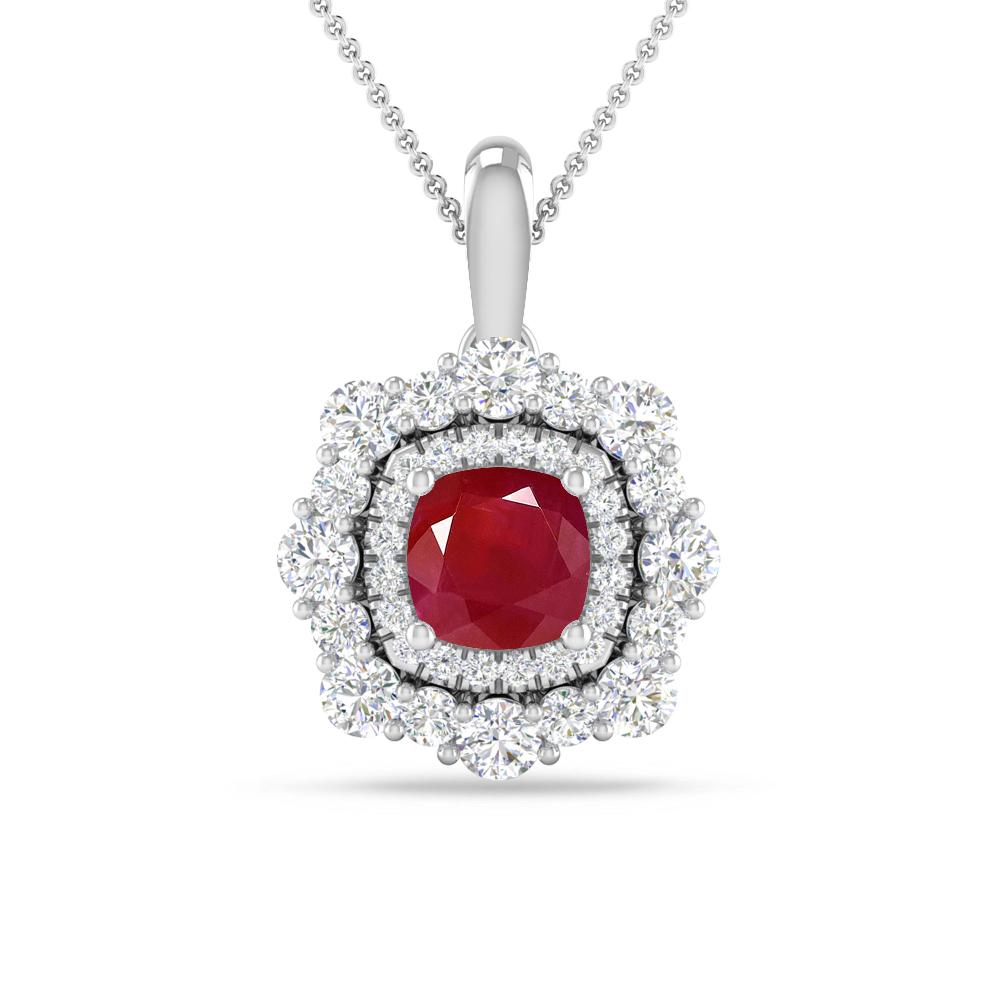 White Gold - Ruby