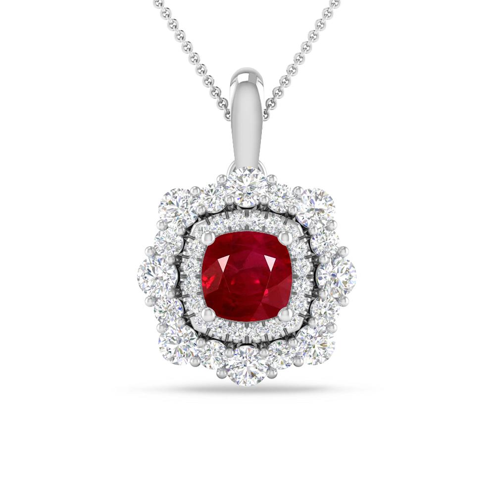 White Gold - Ruby