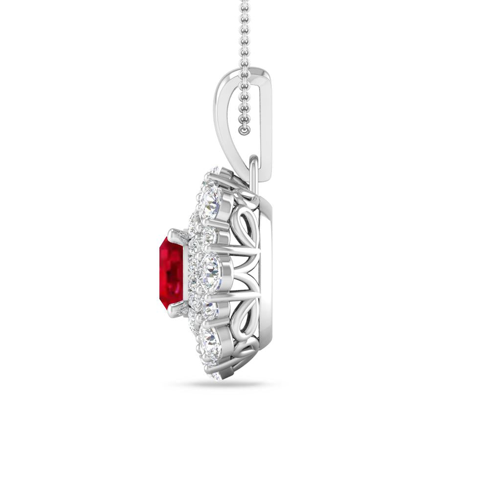 White Gold - Ruby