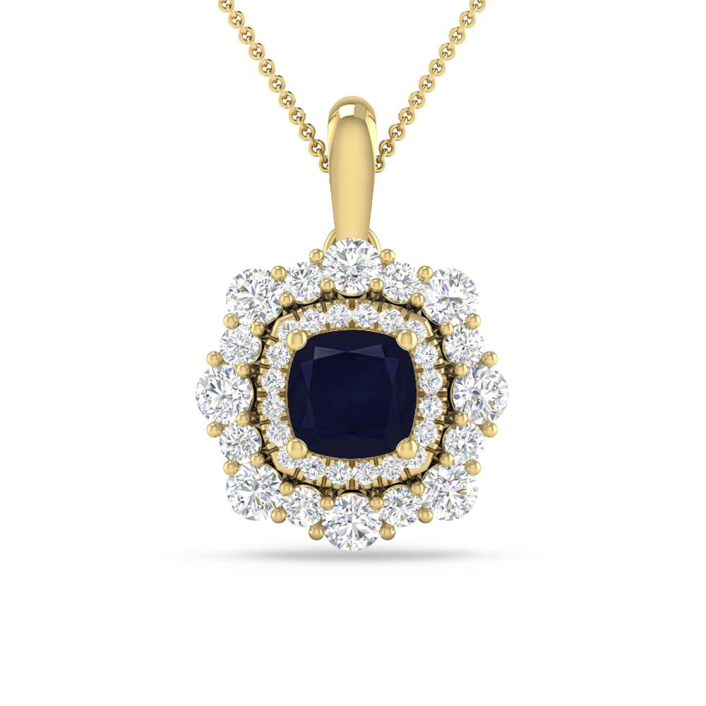 Yellow Gold - Sapphire