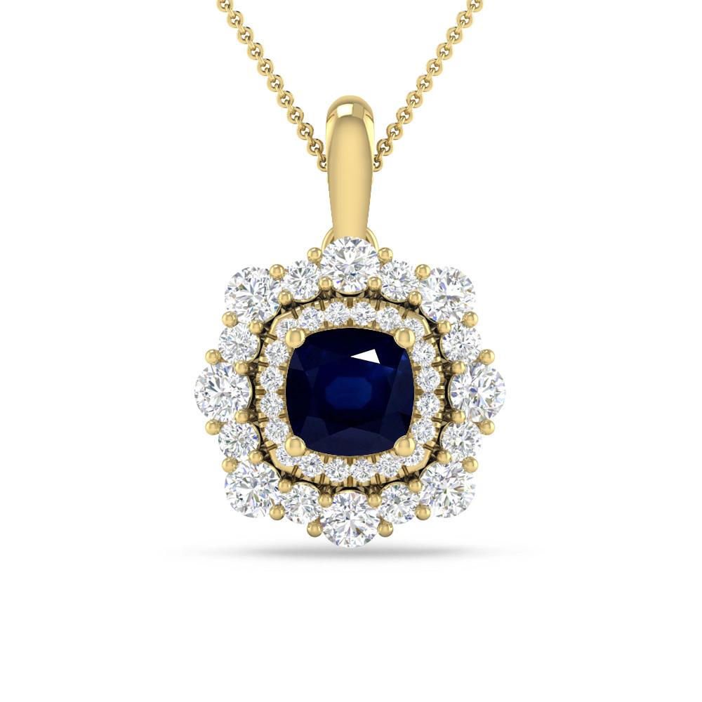 Yellow Gold - Sapphire