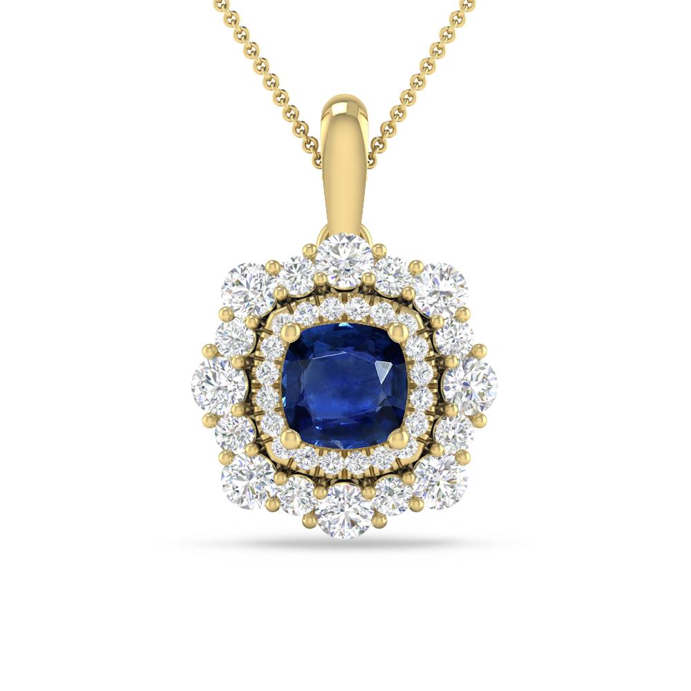 Yellow Gold - Sapphire