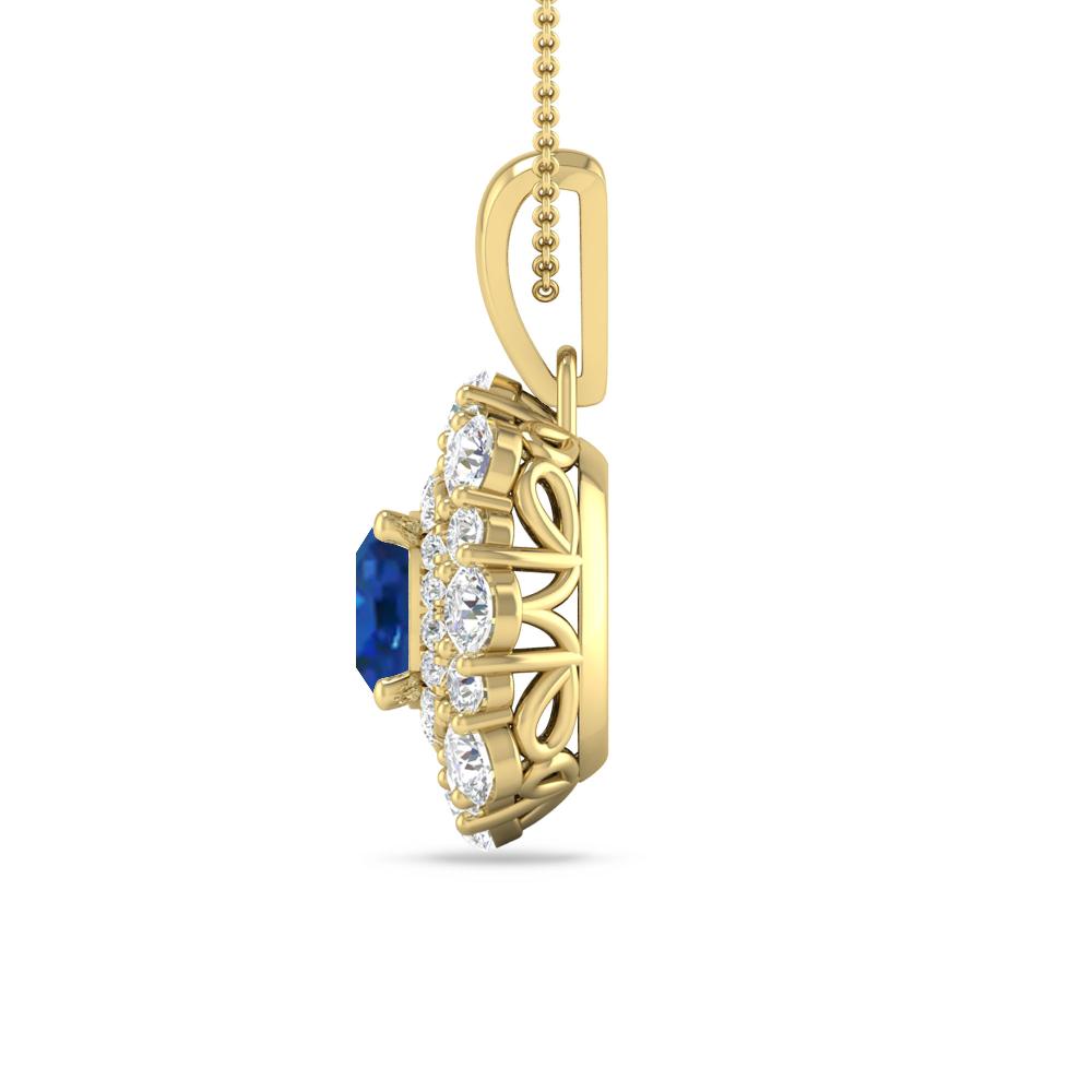 Yellow Gold - Sapphire