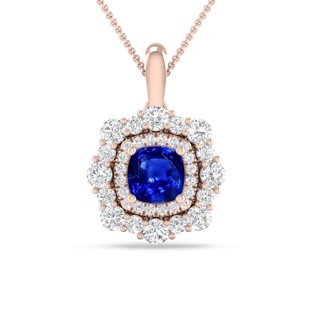 Rose Gold - Sapphire