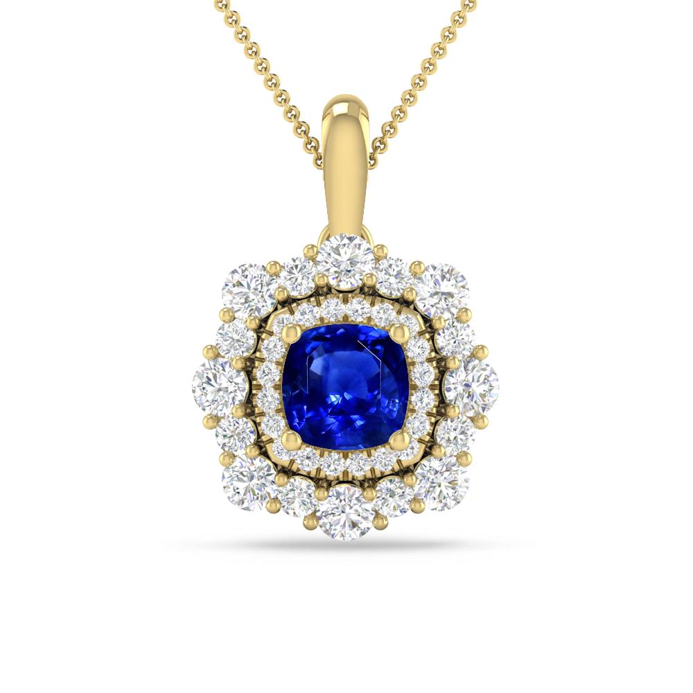 Yellow Gold - Sapphire