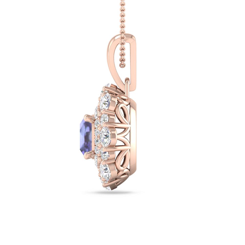 Rose Gold - Tanzanite