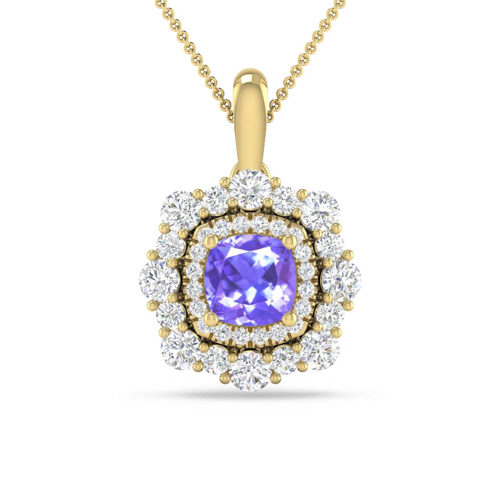 Yellow Gold - Tanzanite