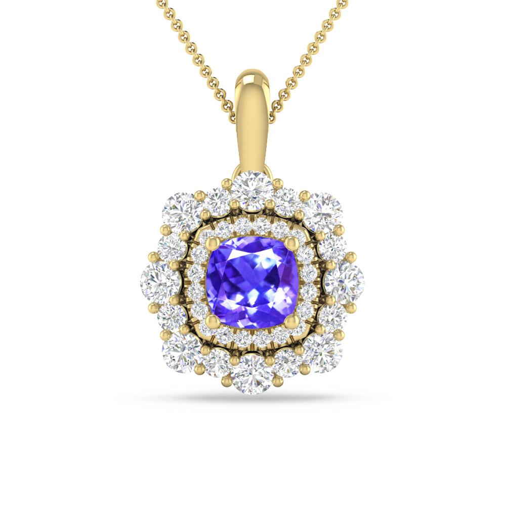 Yellow Gold - Tanzanite