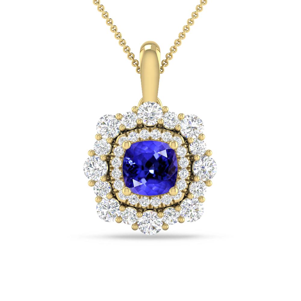 Yellow Gold - Tanzanite