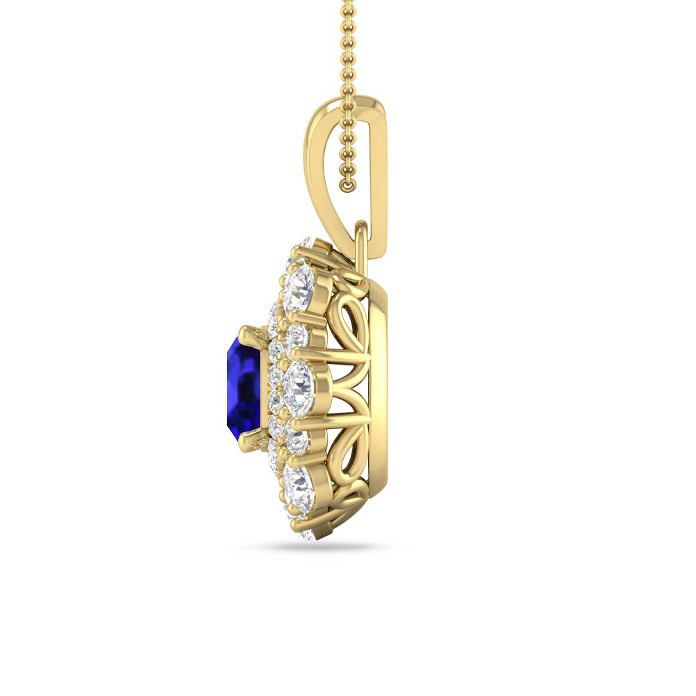 Yellow Gold - Tanzanite