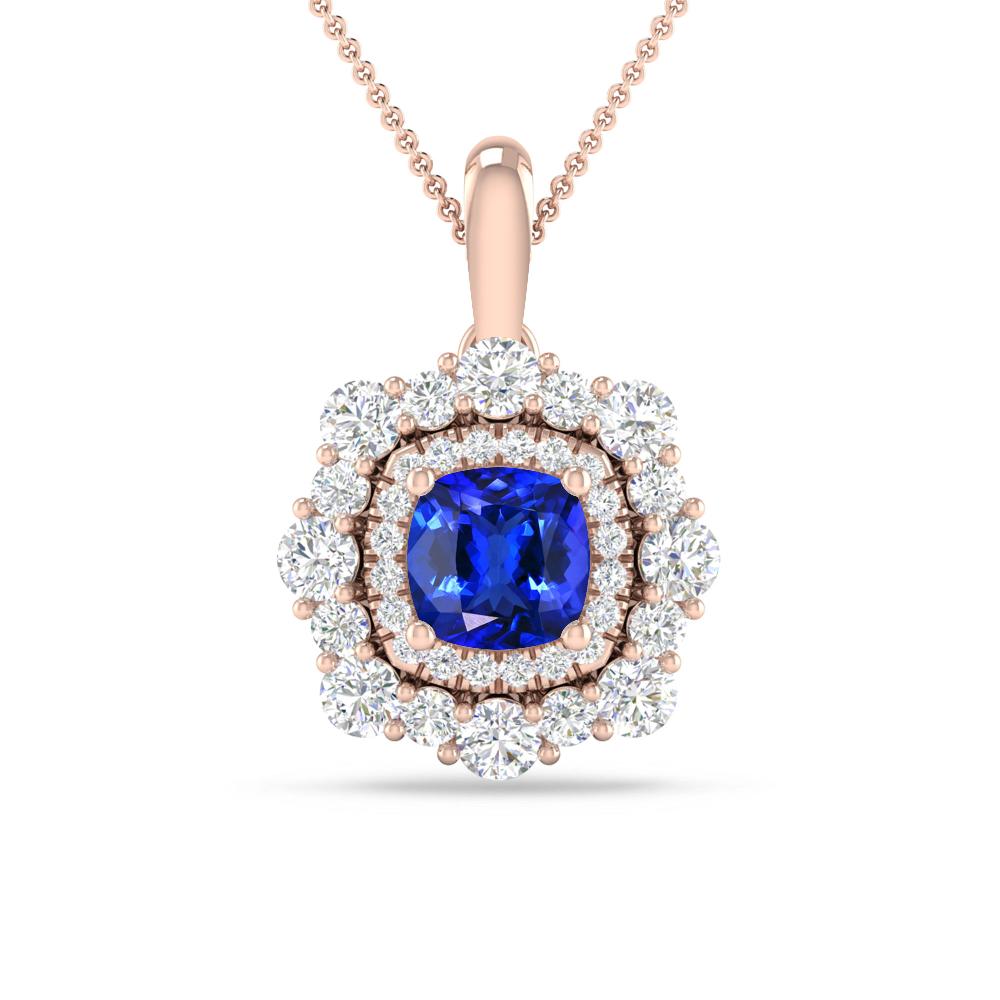 Rose Gold - Tanzanite
