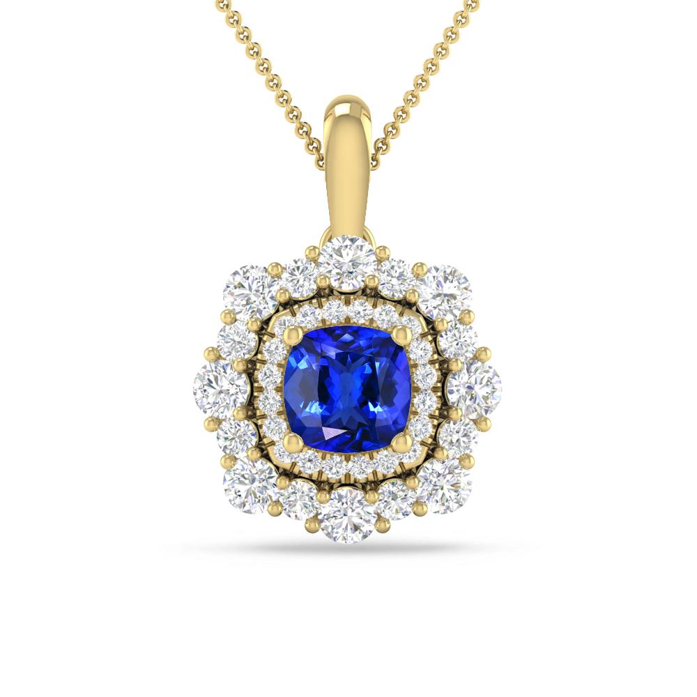 Yellow Gold - Tanzanite