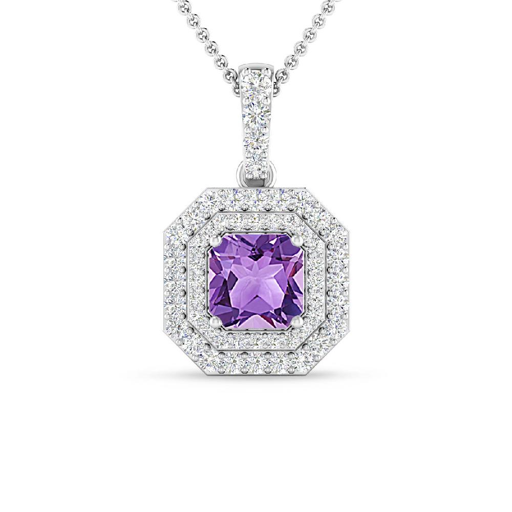 White Gold - Amethyst