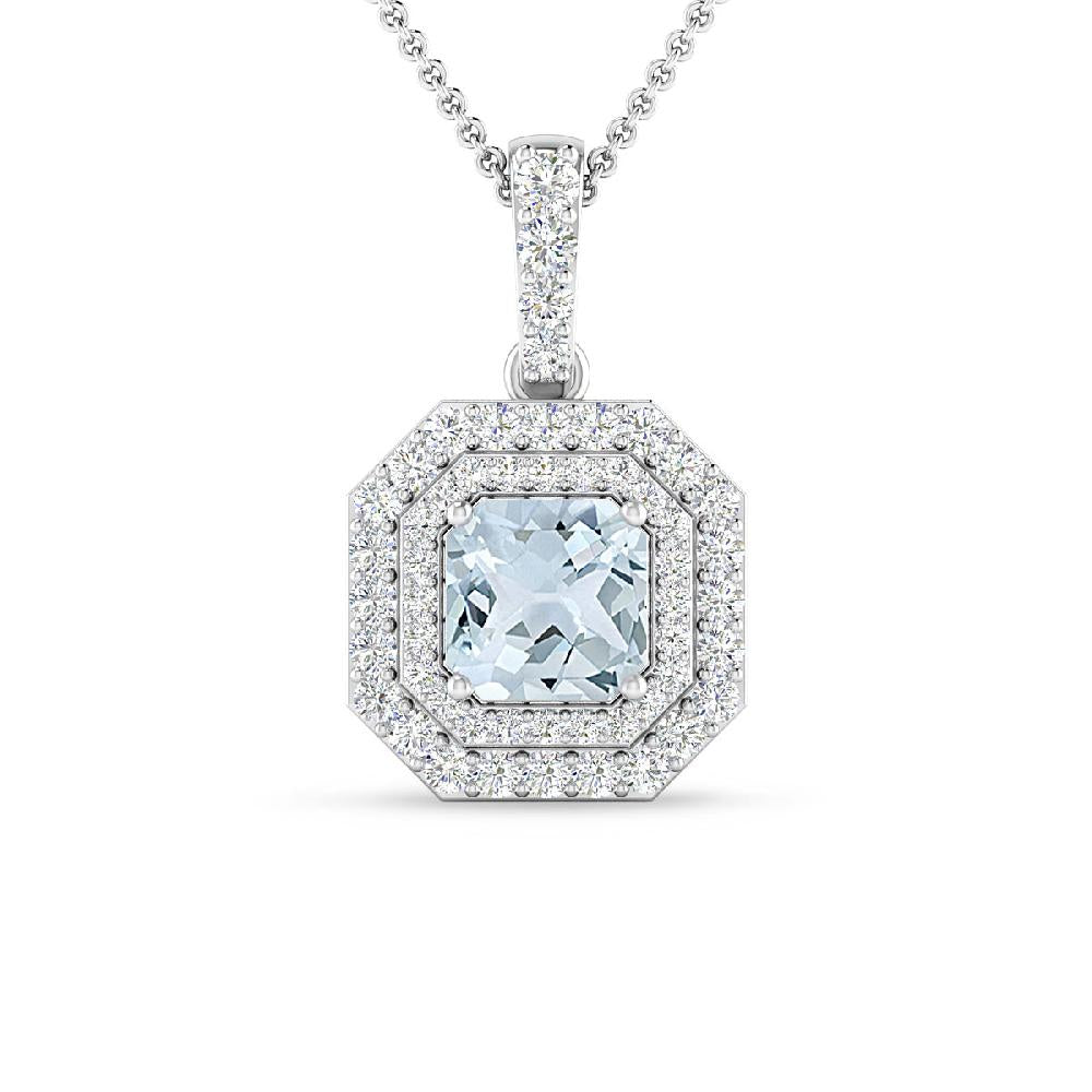 White Gold - Aquamarine