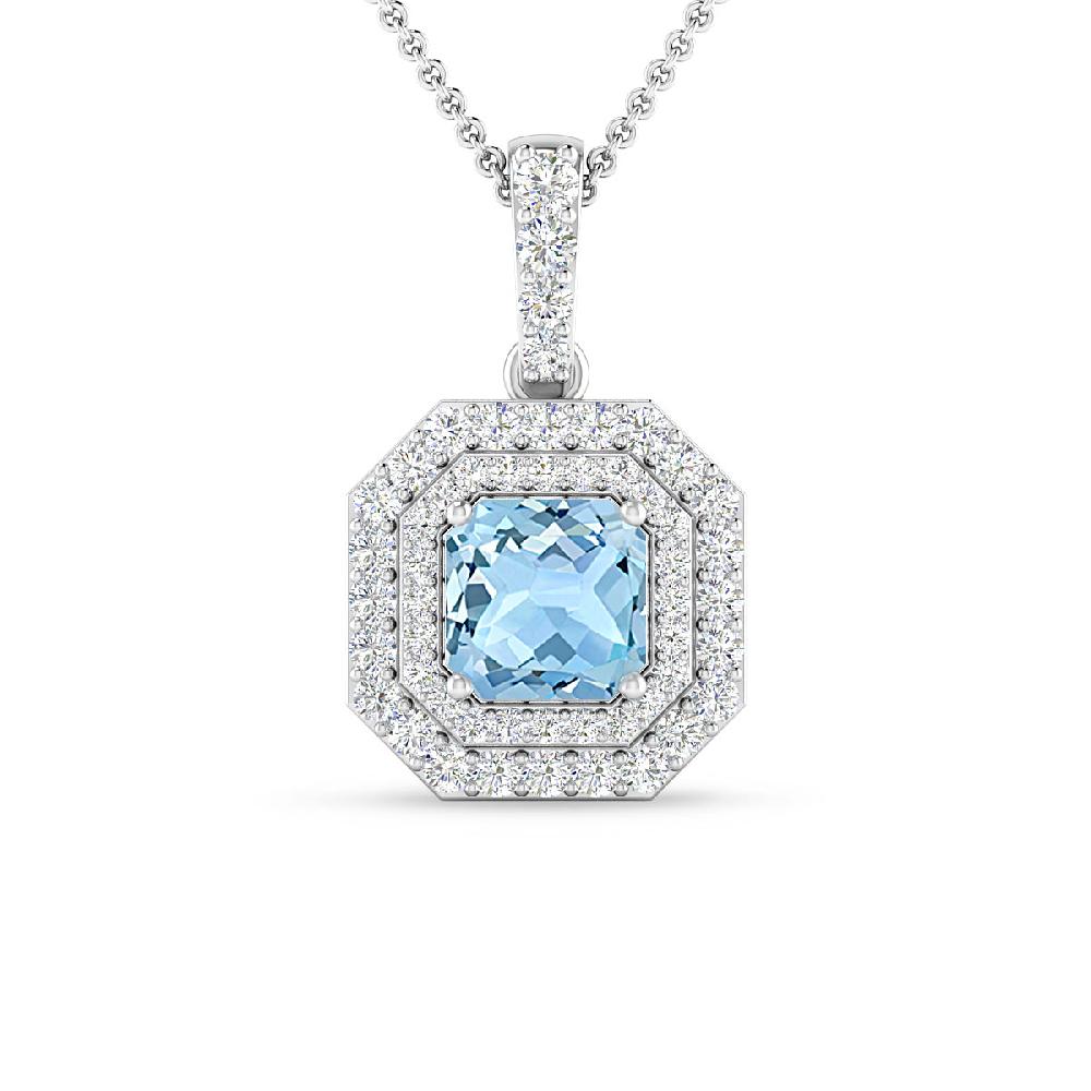 White Gold - Aquamarine