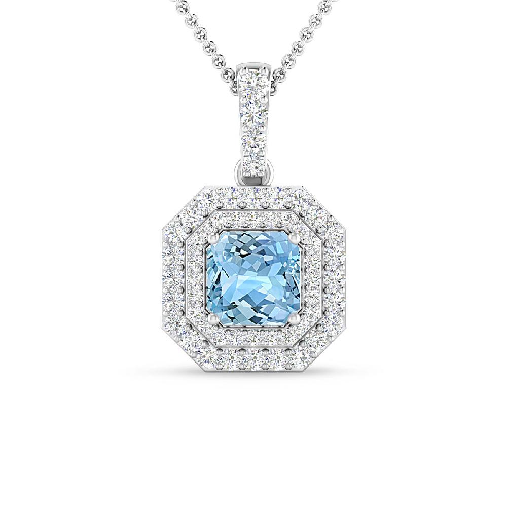 White Gold - Aquamarine