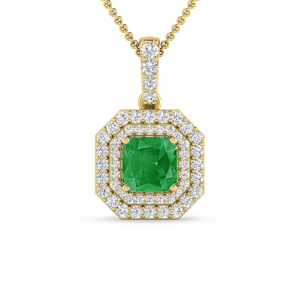 Yellow Gold - Emerald