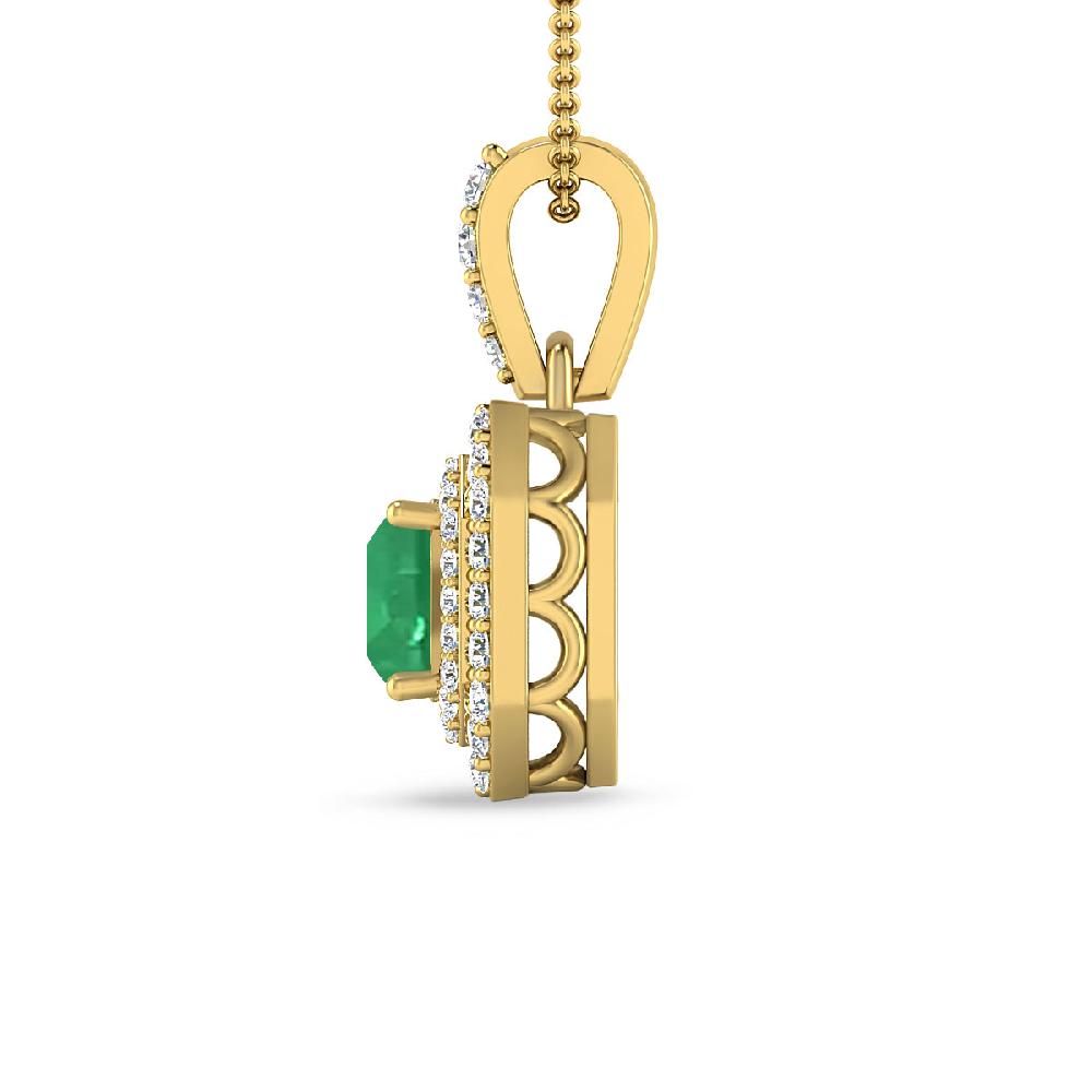 Yellow Gold - Emerald