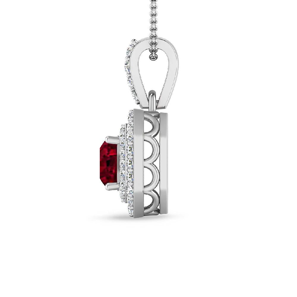 White Gold - Garnet