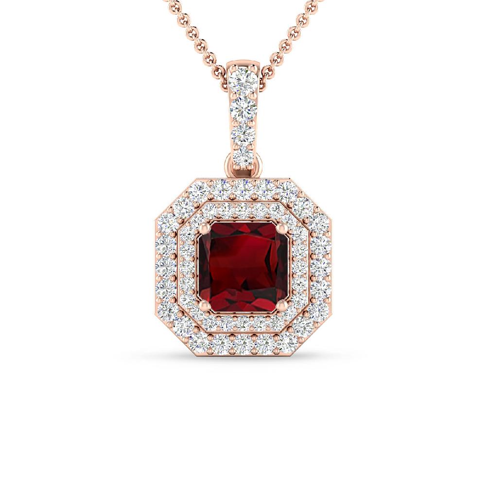 Rose Gold - Garnet