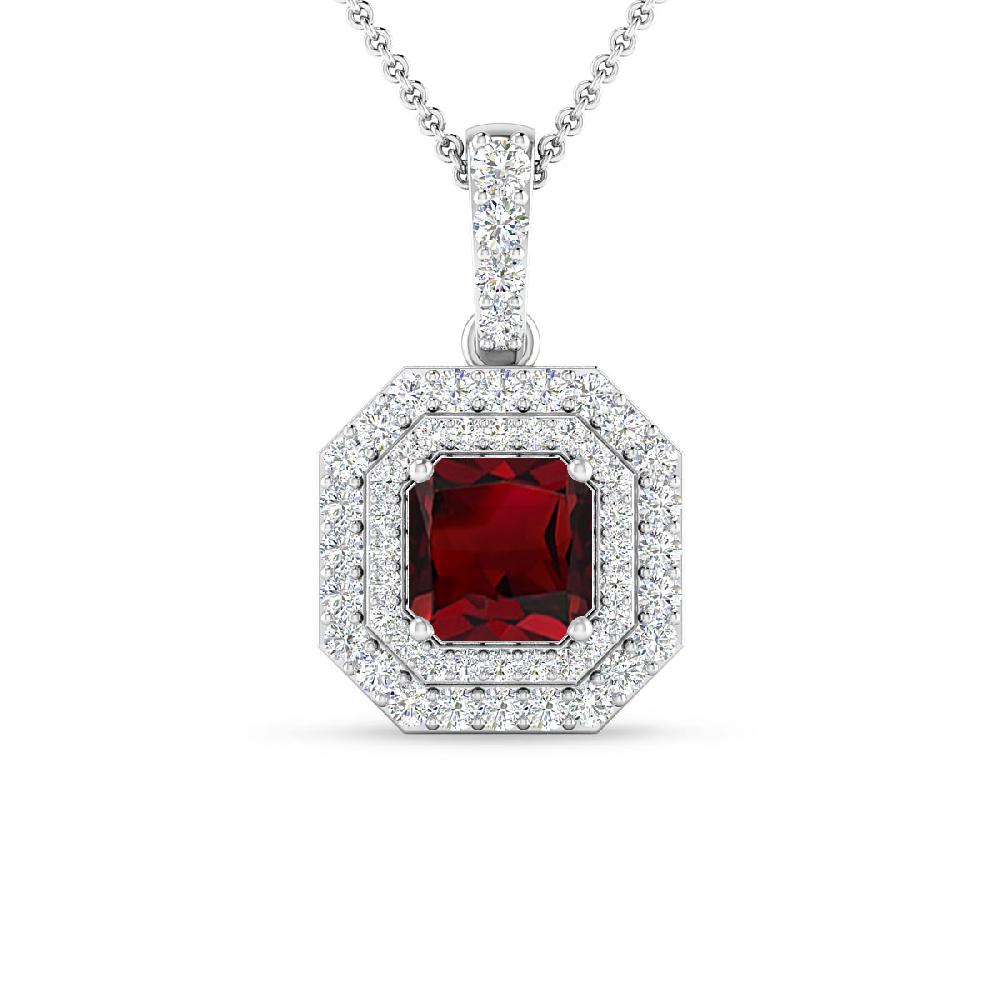 White Gold - Garnet