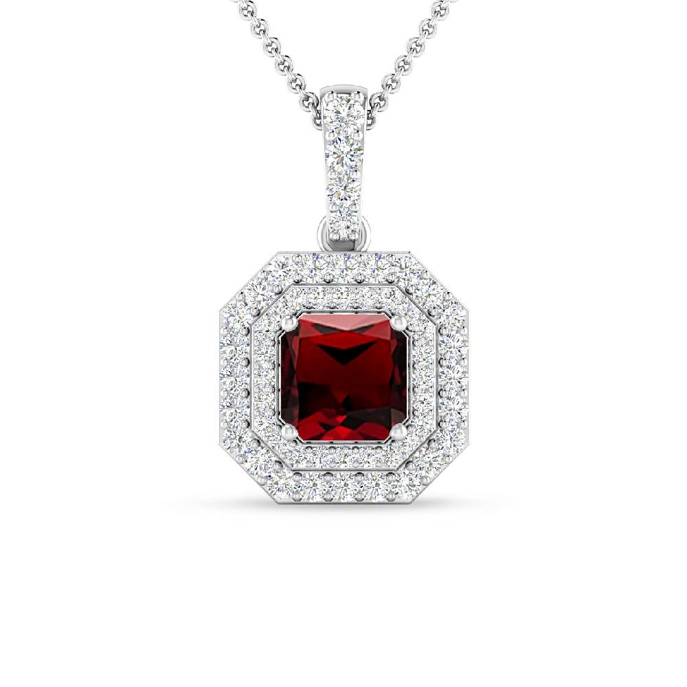 White Gold - Garnet