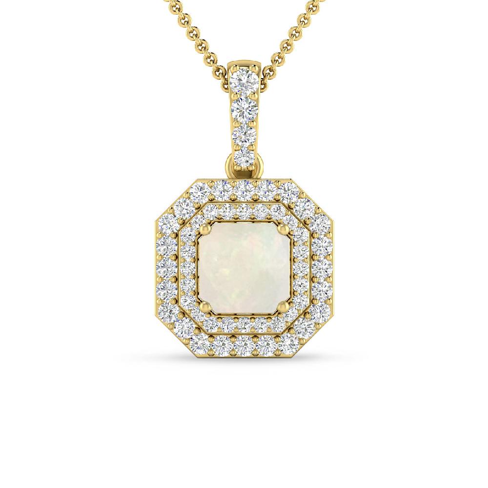 Yellow Gold - Opal