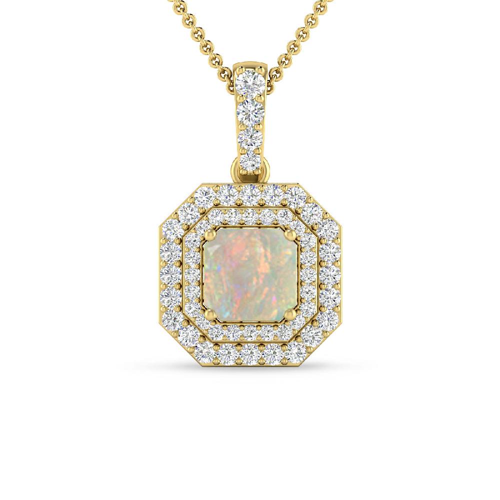 Yellow Gold - Opal