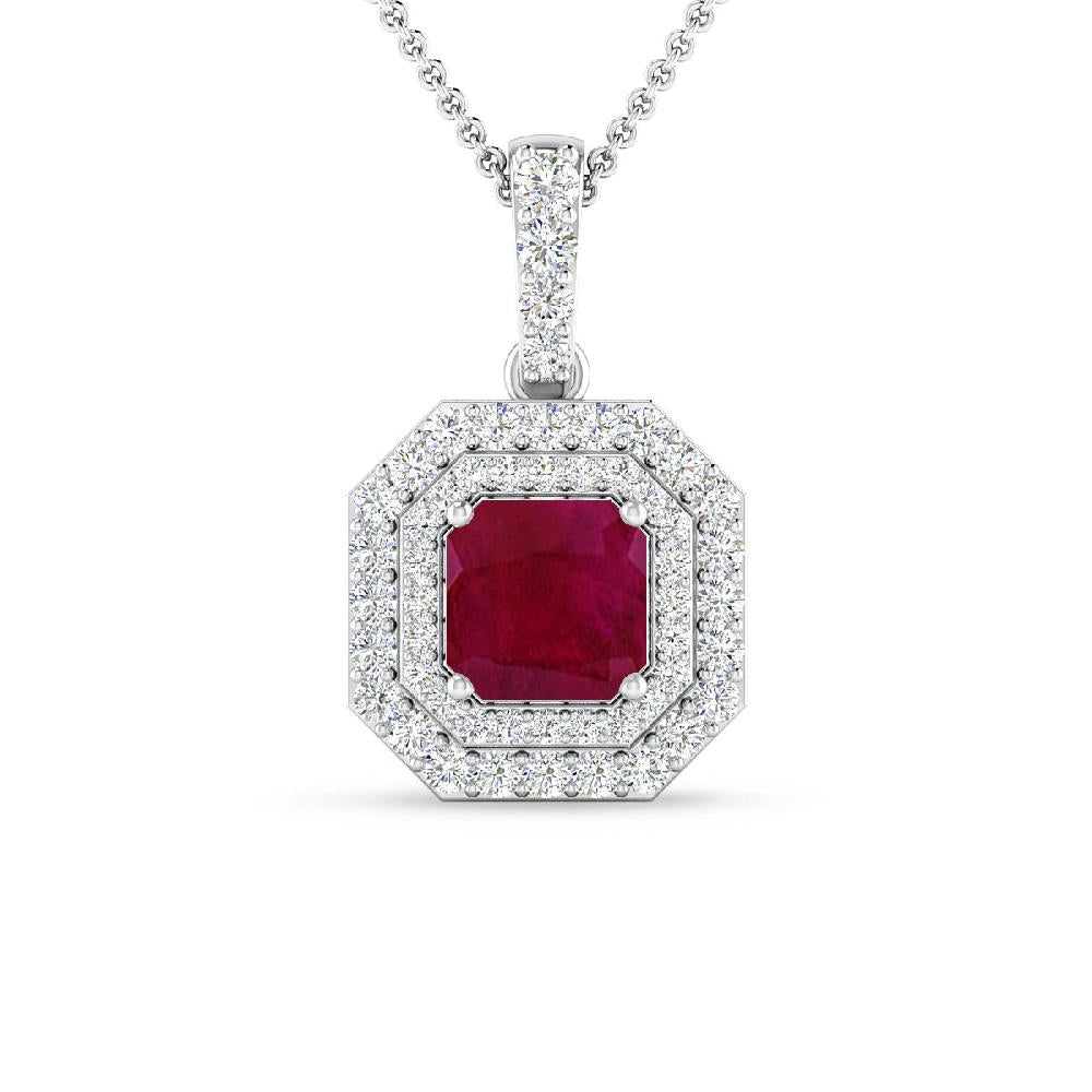 White Gold - Ruby