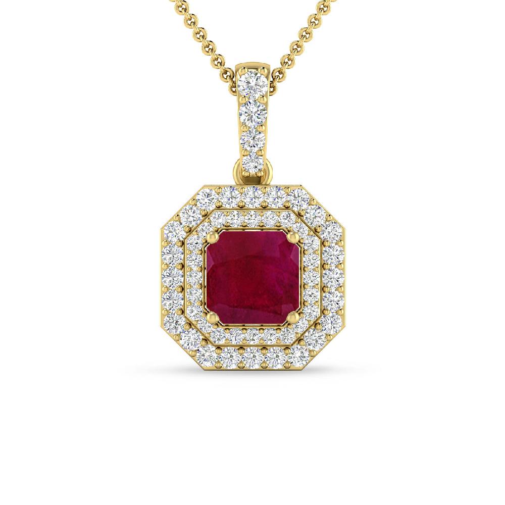 Yellow Gold - Ruby