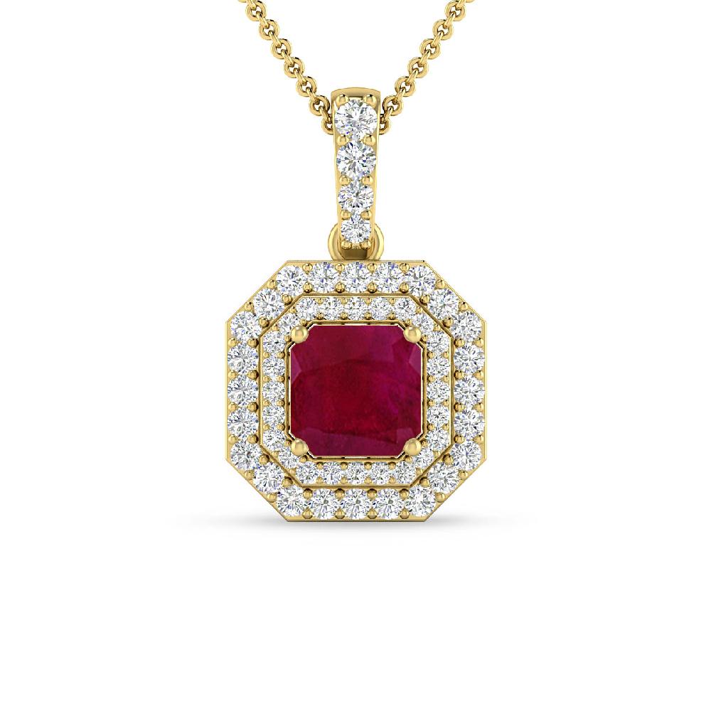 Yellow Gold - Ruby