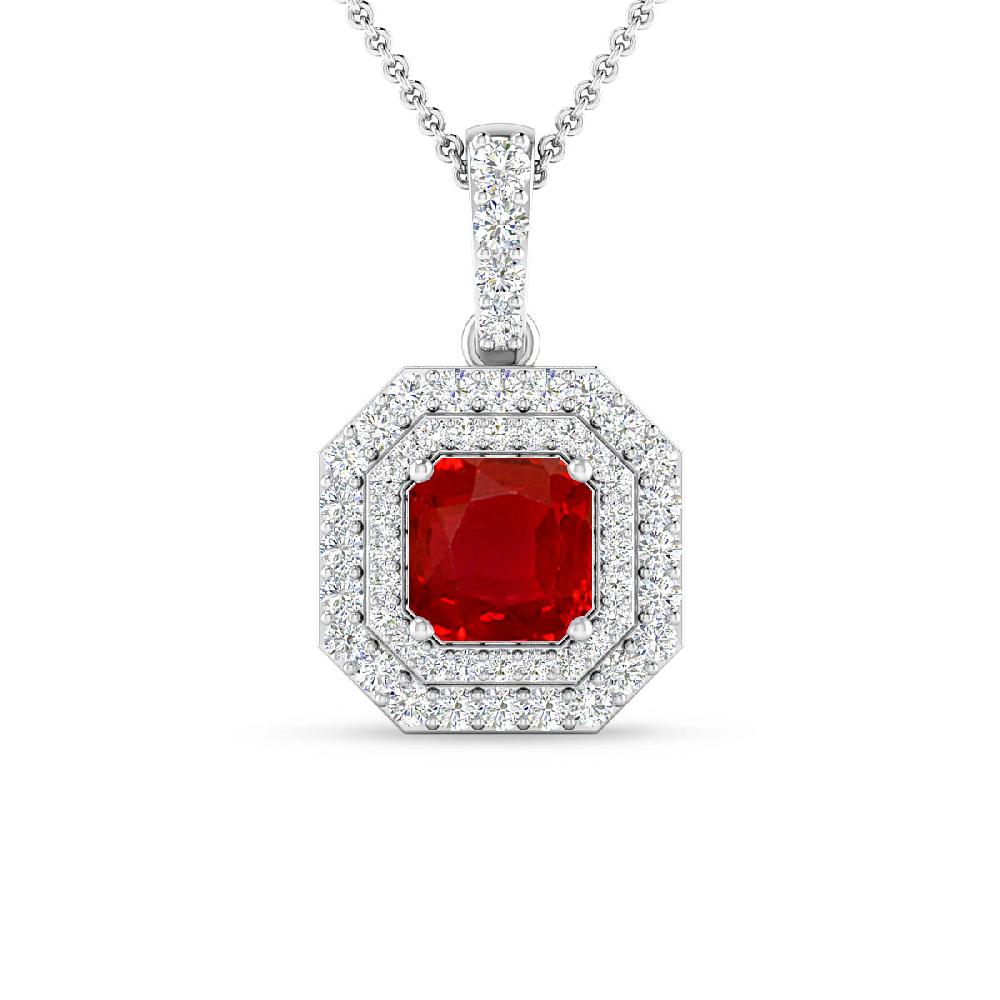 White Gold - Ruby