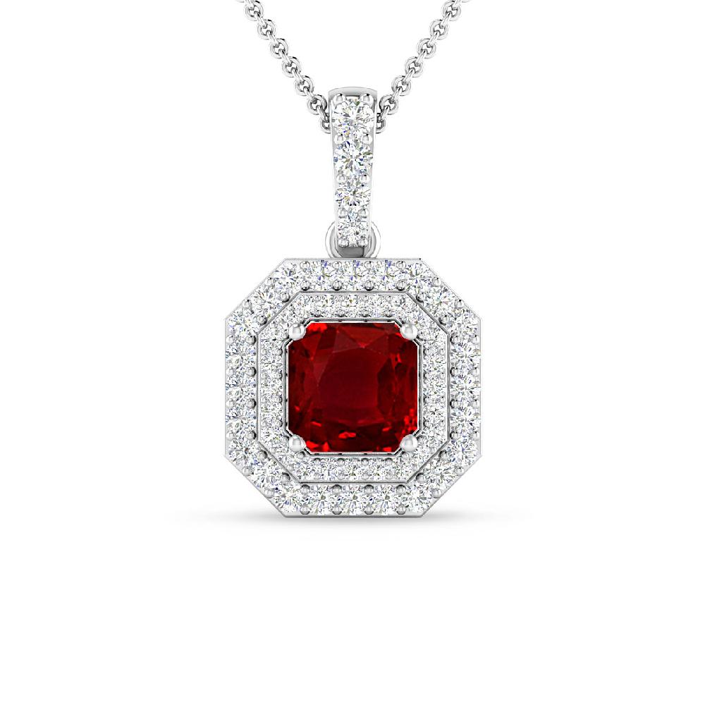 White Gold - Ruby