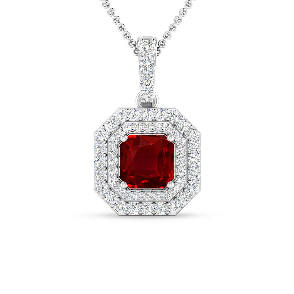 White Gold - Ruby