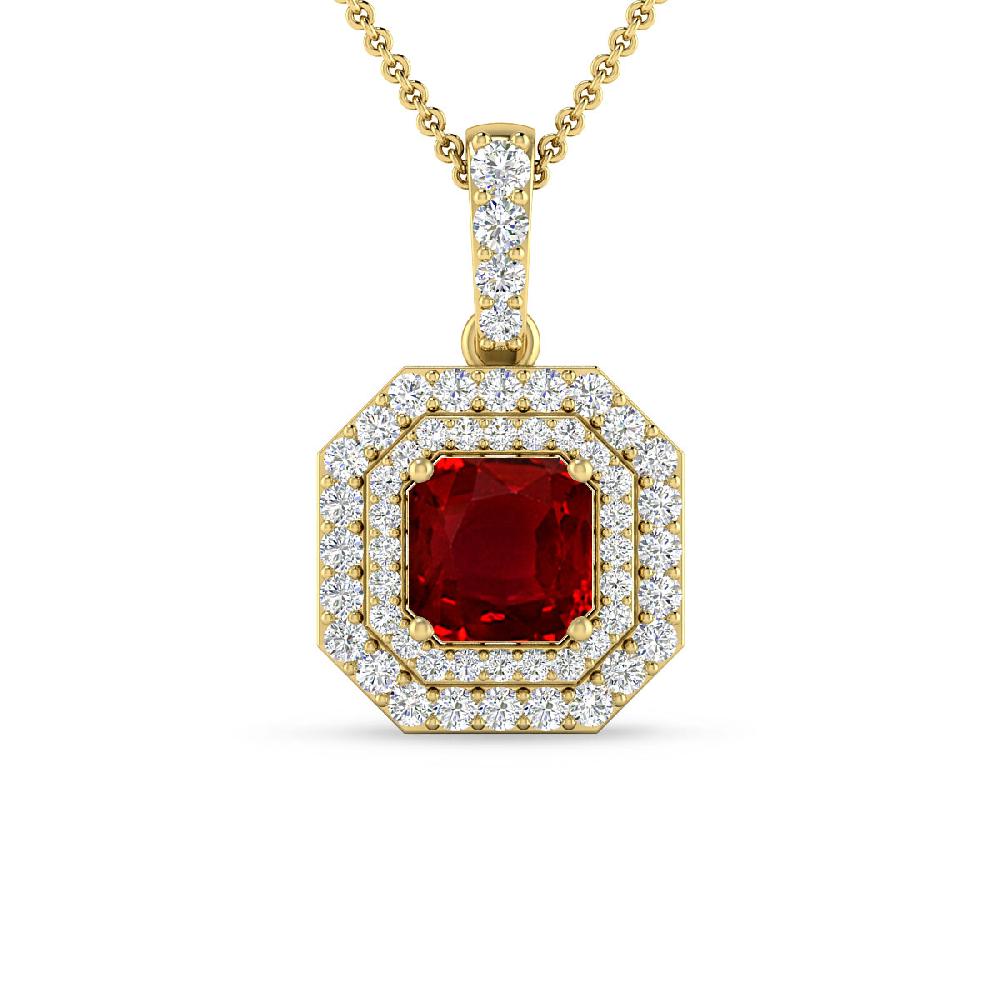 Yellow Gold - Ruby