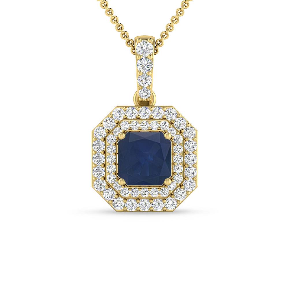 Yellow Gold - Sapphire