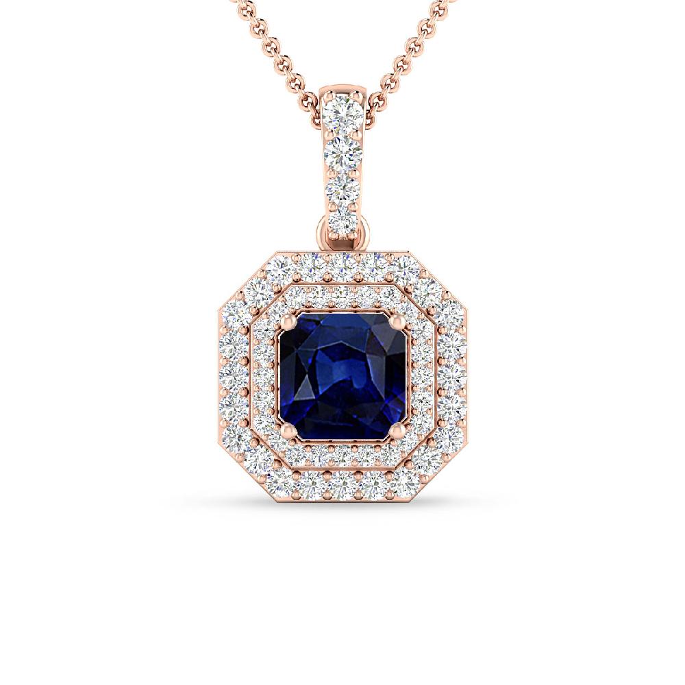 Rose Gold - Sapphire