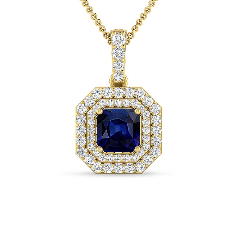 Yellow Gold - Sapphire