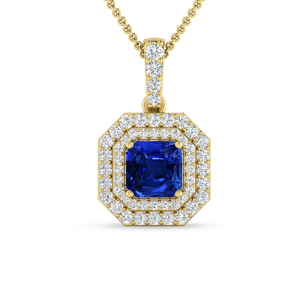 Yellow Gold - Sapphire