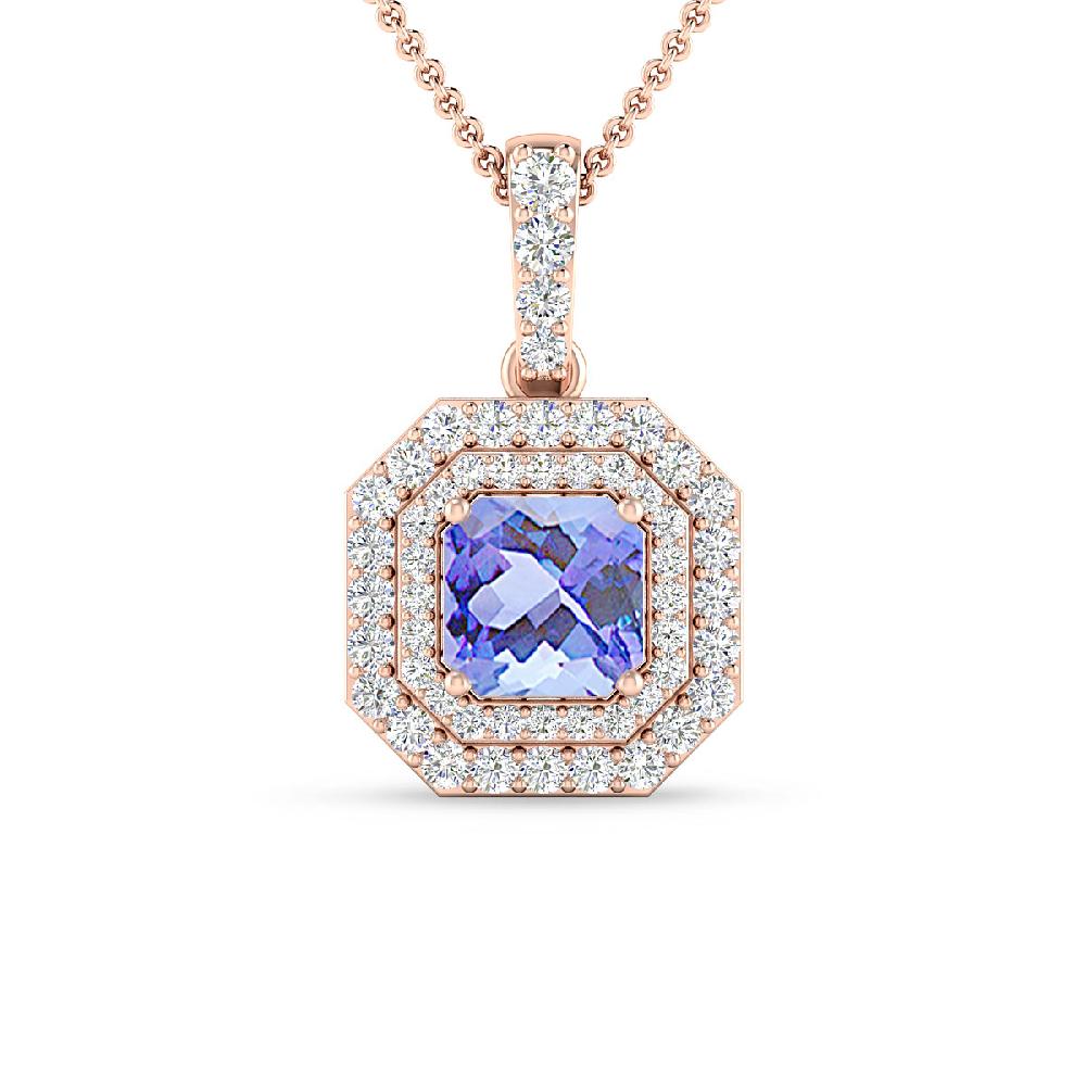 Rose Gold - Tanzanite