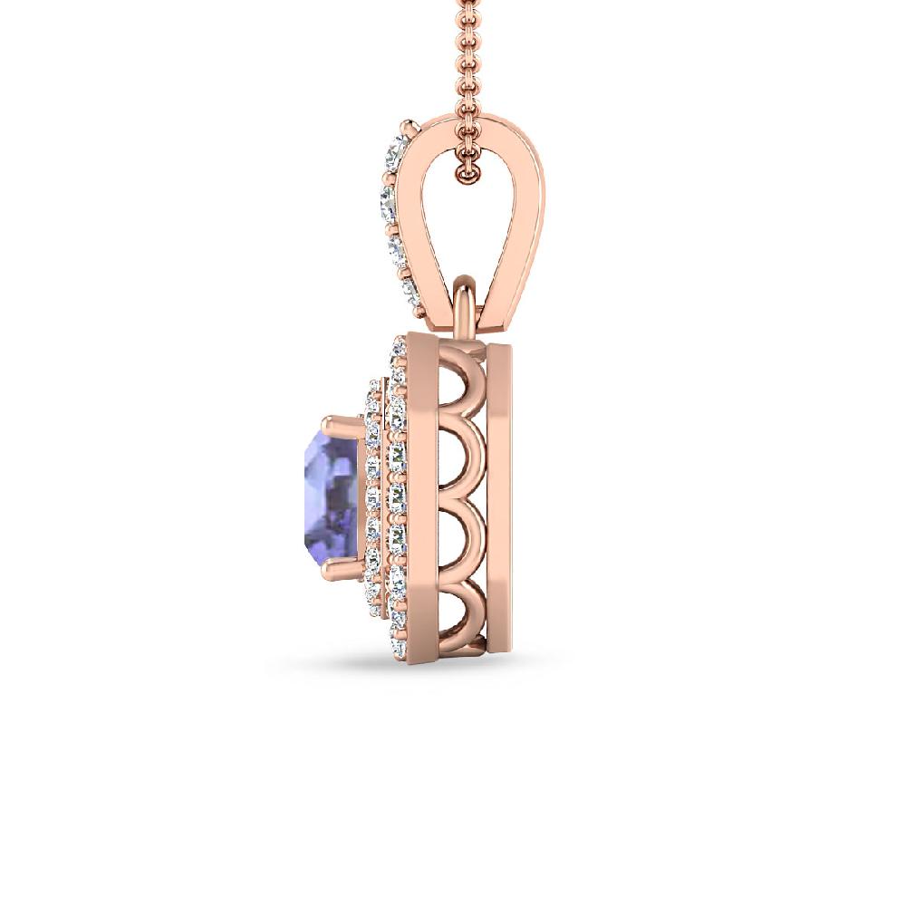 Rose Gold - Tanzanite