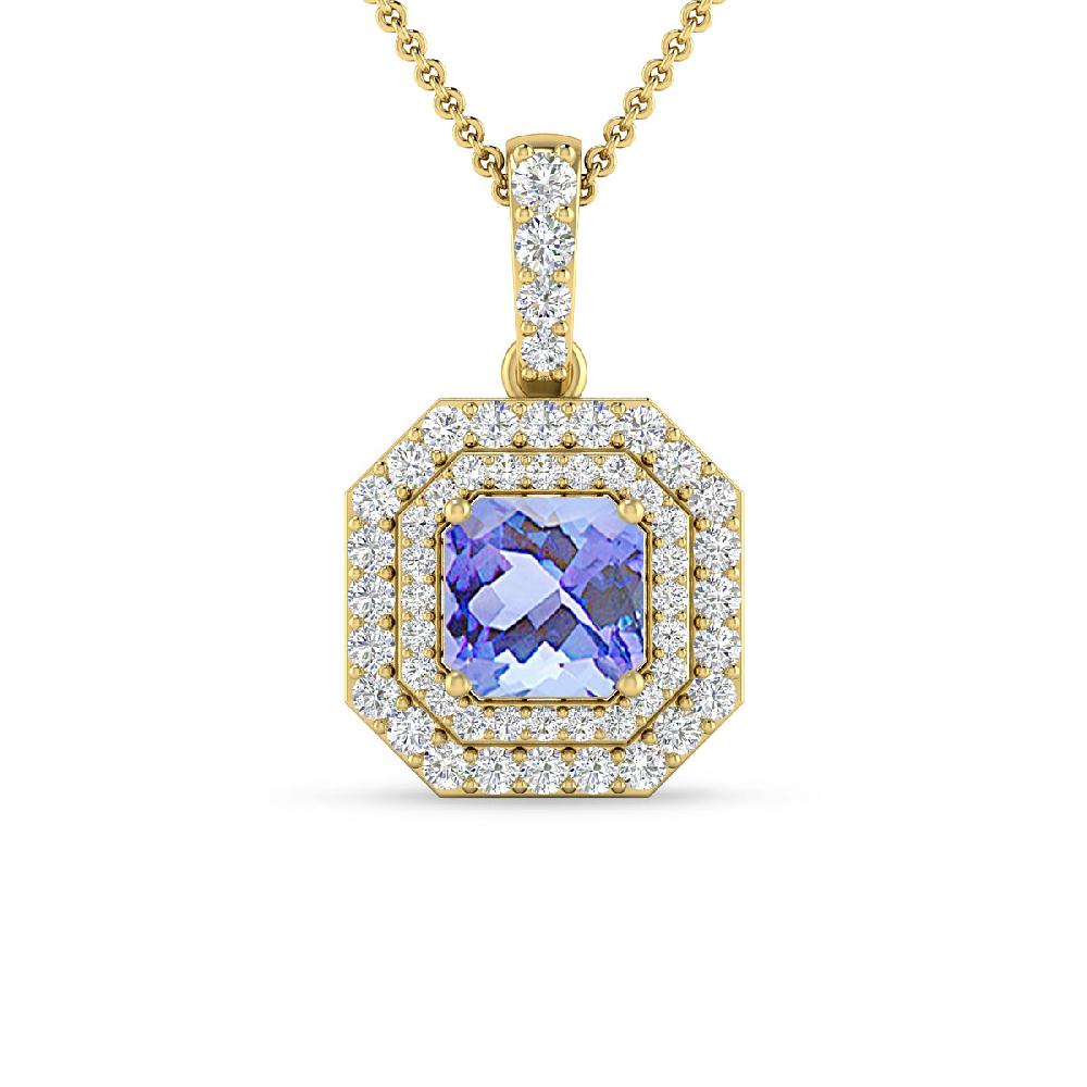 Yellow Gold - Tanzanite