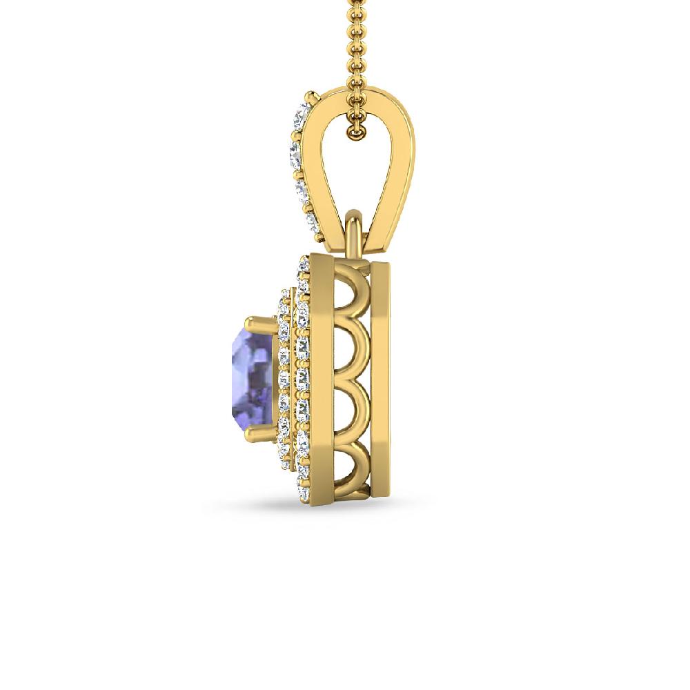 Yellow Gold - Tanzanite