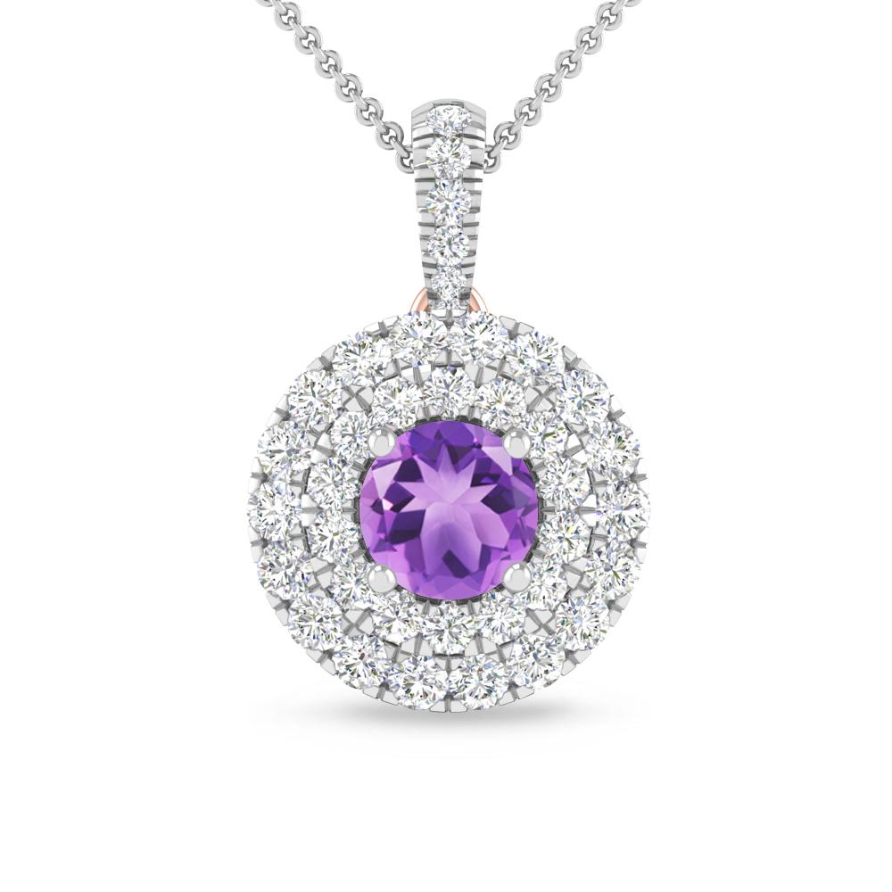 White Gold - Amethyst