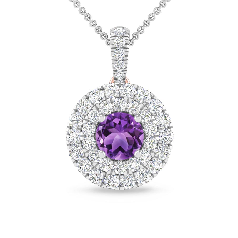 White Gold - Amethyst