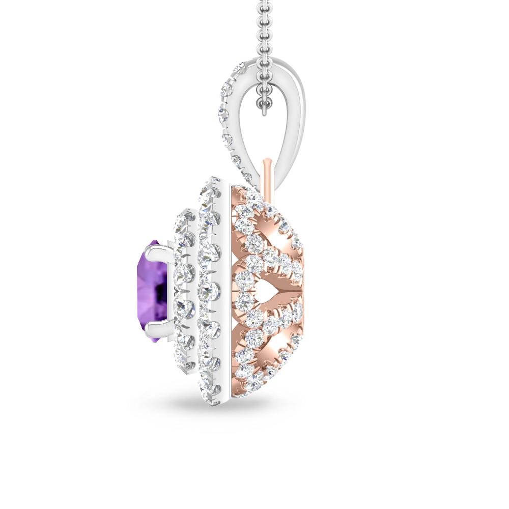 White Gold - Amethyst