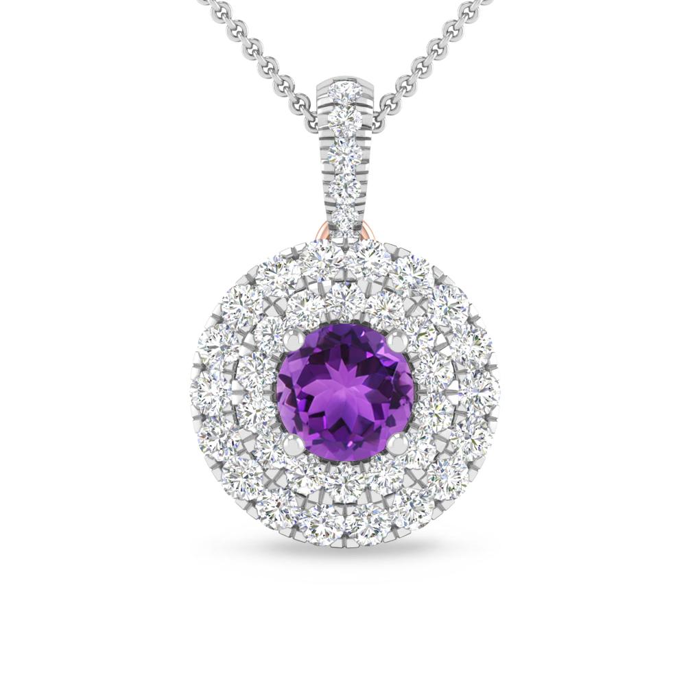 White Gold - Amethyst